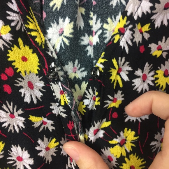 {madewell} french floral wrap top - Picture 5 of 8